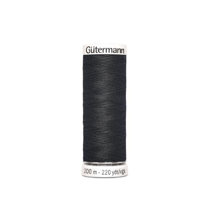 Bobine fil à coudre Gütermann 200m polyester, (190) gris marron