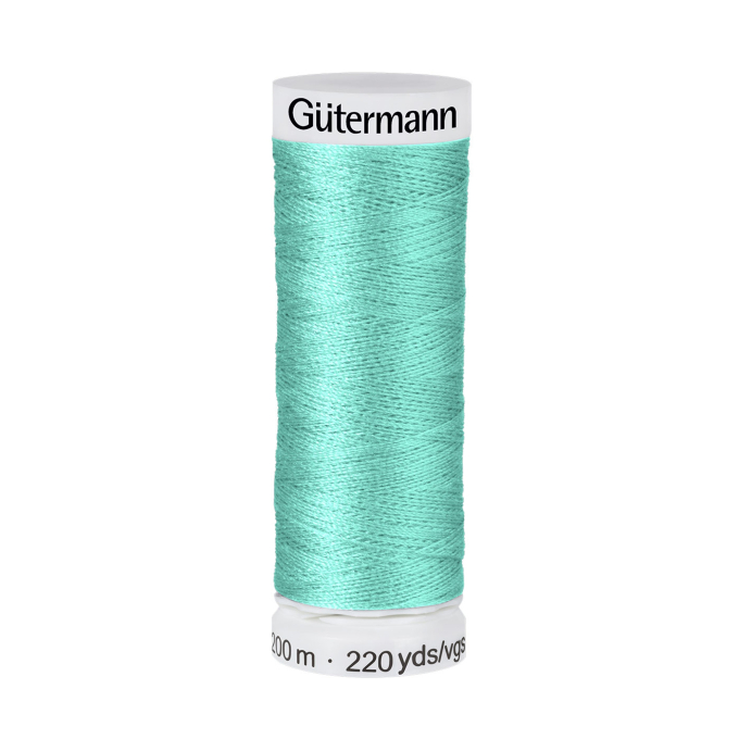 Bobine fil à coudre Gütermann 200m polyester, (191) menthe clair