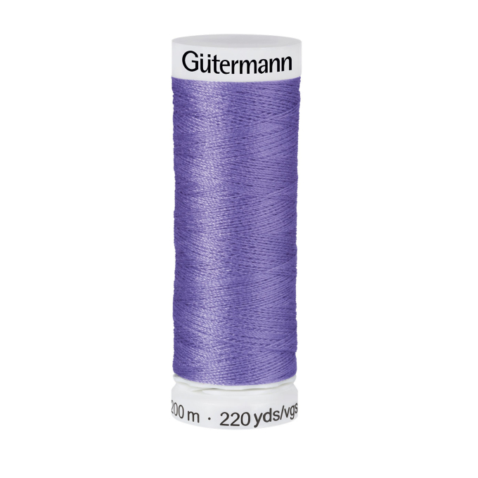 Bobine fil à coudre Gütermann 200m polyester, (203), violet