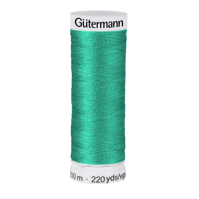 Bobine fil à coudre Gütermann 200m polyester, (235) menthe