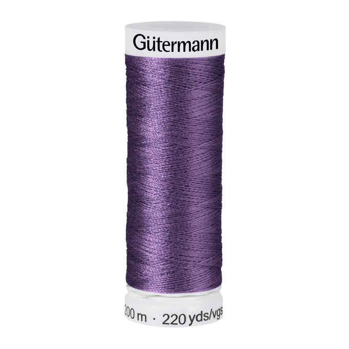 Bobine fil à coudre Gütermann 200m polyester, (324) lilas foncé