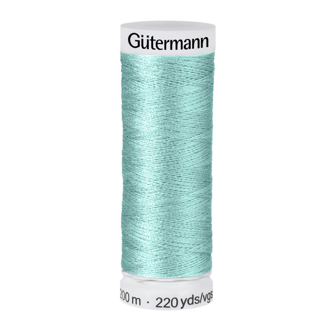 Bobine fil à coudre Gütermann 200m polyester, (328) menthe clair