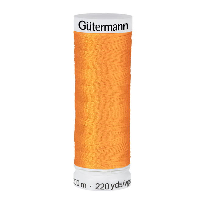 Bobine fil à coudre Gütermann 200m polyester, (350) orange