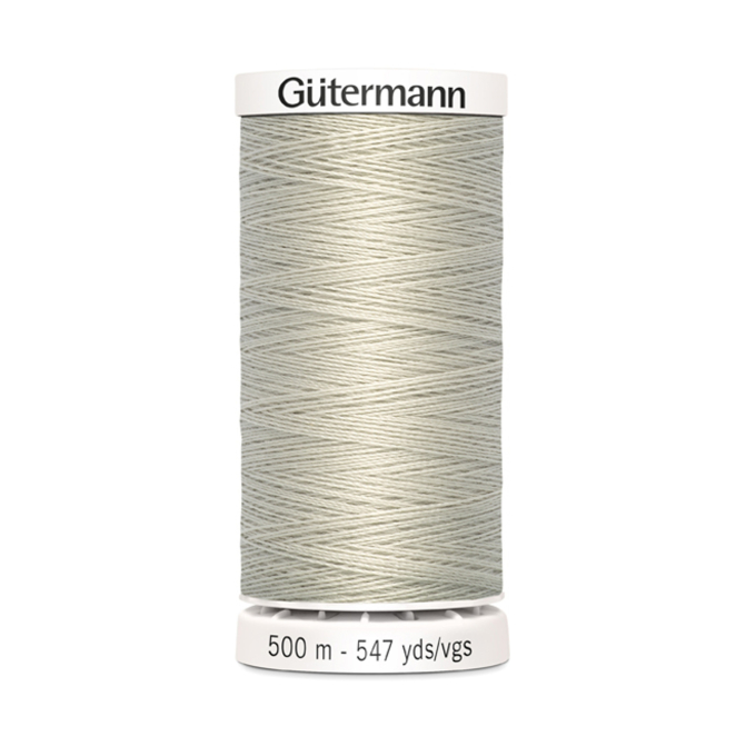 Bobine fil à coudre Gütermann 500m polyester, (299) champagne