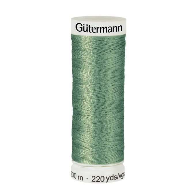 Bobine fil à coudre Gütermann 200m polyester, (556) vert