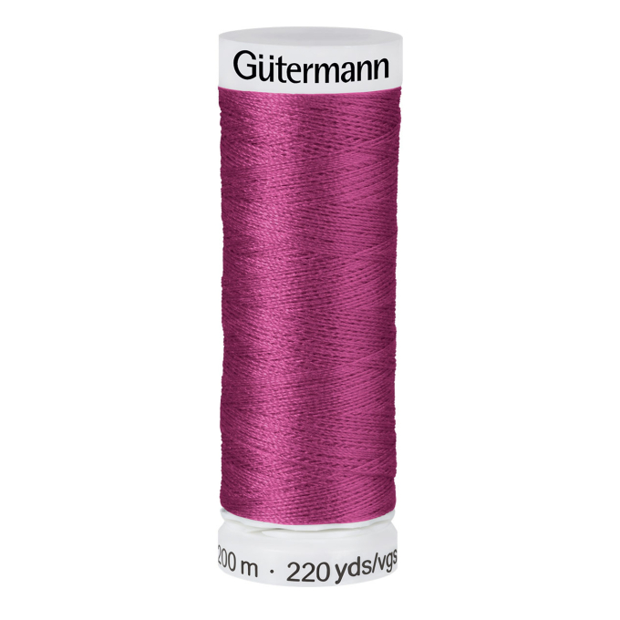 Bobine fil à coudre Gütermann 200m polyester, (912) violet