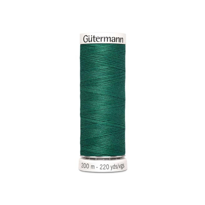 Bobine fil à coudre Gütermann 200m polyester, (916) vert émeraude