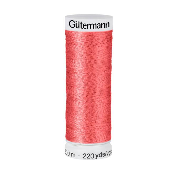 Bobine fil à coudre Gütermann 200m polyester, (927) pastèque