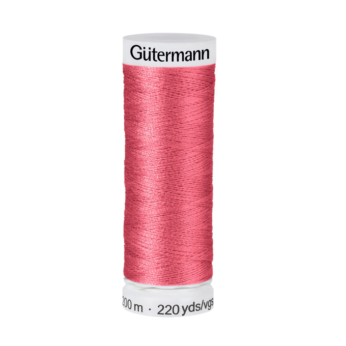 Bobine fil à coudre Gütermann 200m polyester, (986) rose fuchsia clair