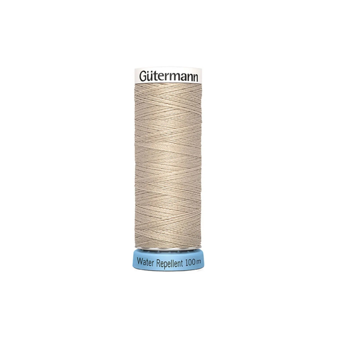 Bobine fil à coudre water repellent Gütermann 100m polyester, (722) sable