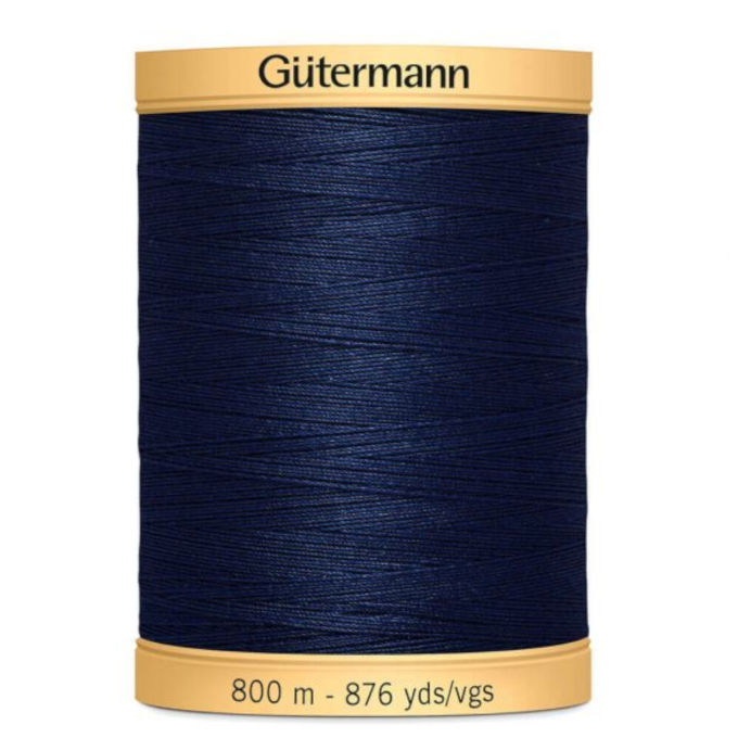 Gütermann C NE 50 Baumwollgarn 800 m, tief dunkelblau
