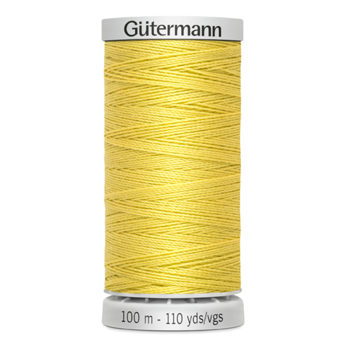 Bobine fil extra fort Gütermann 100m polyester, (327) jaune