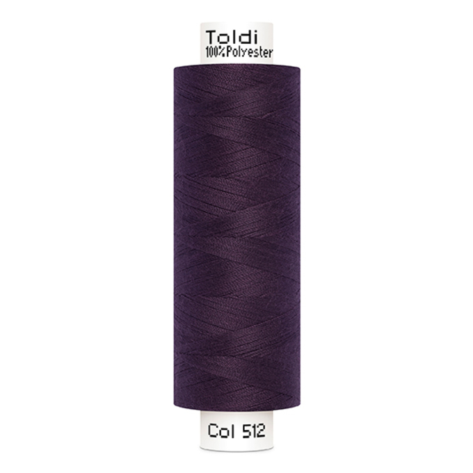 Bobine fil à coudre Gütermann 500m polyester Toldi, (512) aubergine