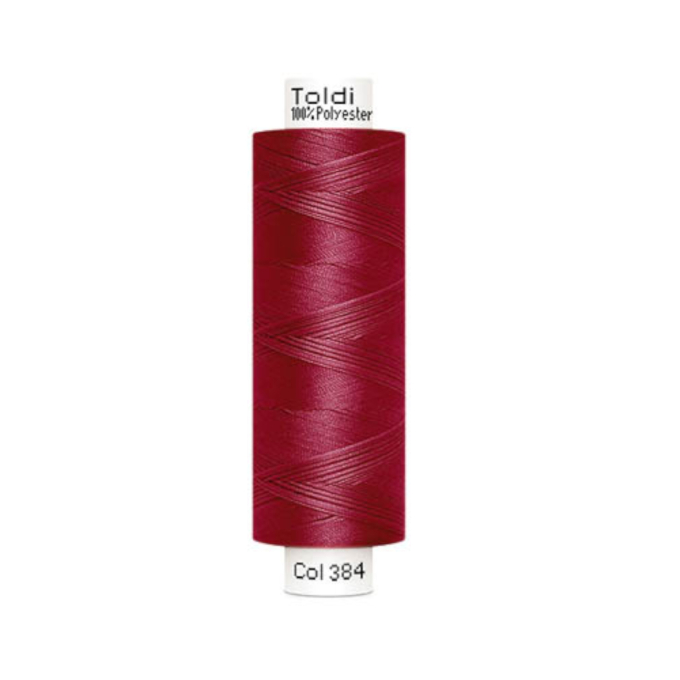 Bobine fil à coudre Gütermann 500m polyester Toldi, (384) lie de vin
