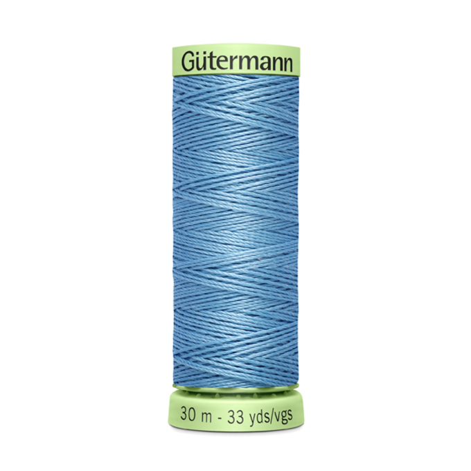 Fil Gütermann super résistant 30m polyester, (143) bleu piscine