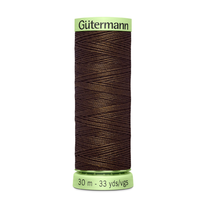 Gütermann Zierstich- und Knopflochgarn (694) dunkelbraun