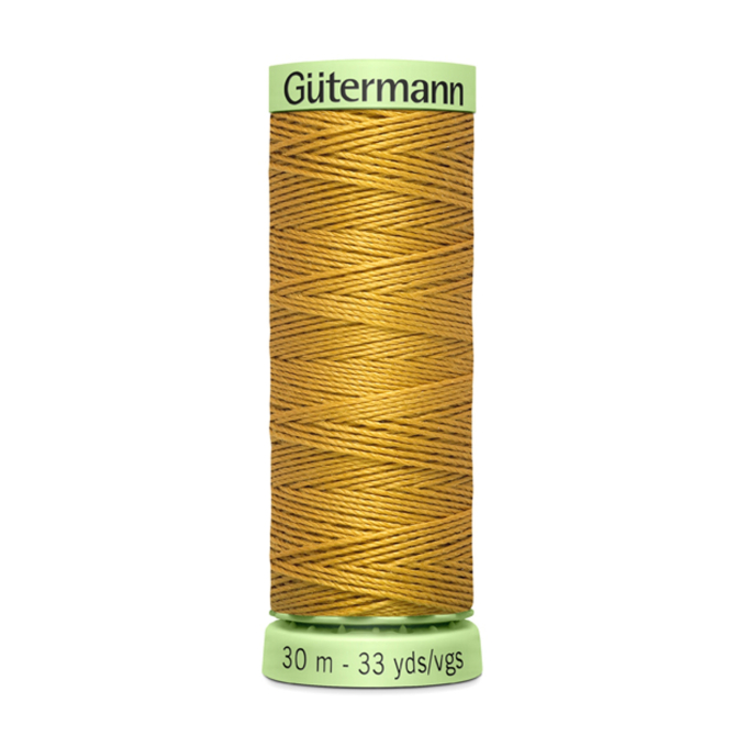 Fil Gütermann super résistant 30m polyester, (968) jaune or
