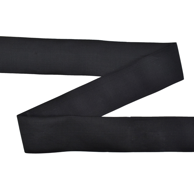 Ruban élastique couture 80 mm, noir