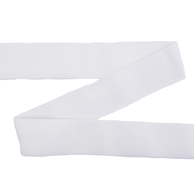 Ruban élastique couture 80 mm, blanc