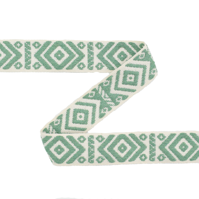 Tassenband Boho 40 mm, groen