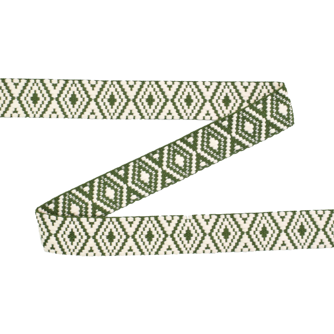 Tassenband Diamonds 38mm, olijfgroen