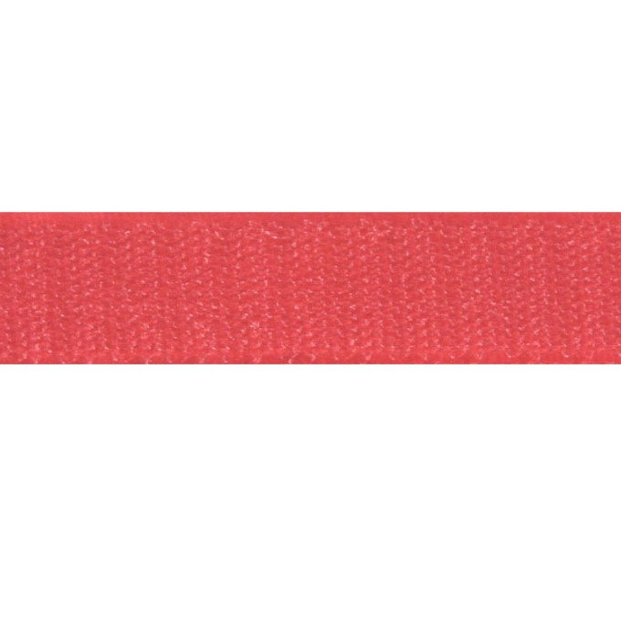 Bande velcro crochet 25mm, rouge
