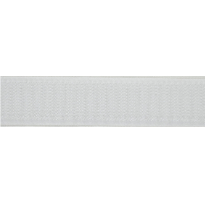 Hook-tape, 25 mm, white