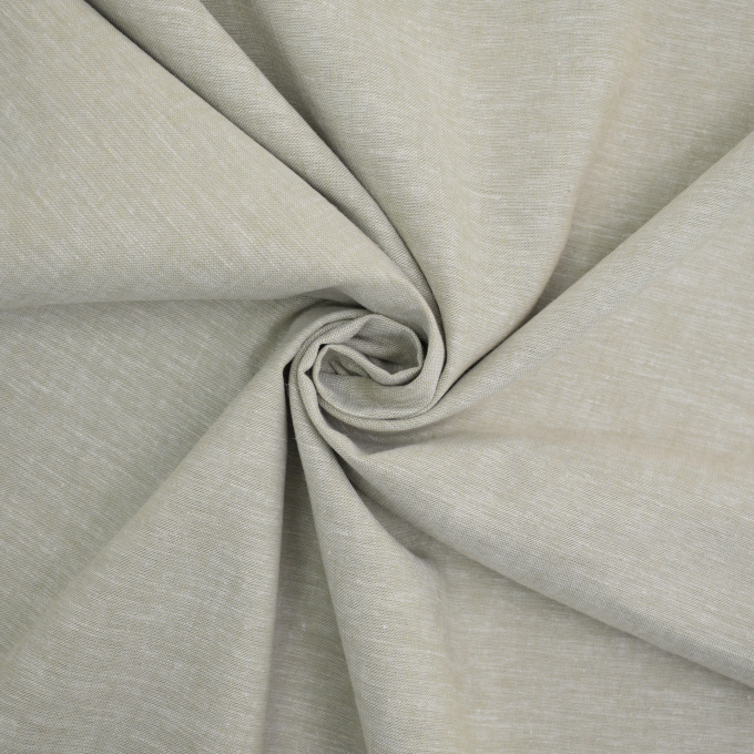 Tissu lin coton, grège