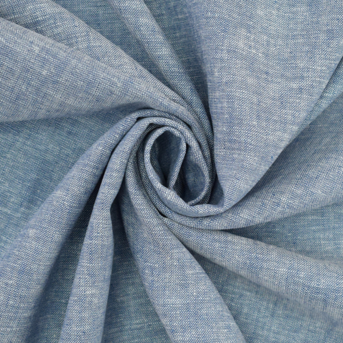 Linnen-katoen gemêleerd, blauw