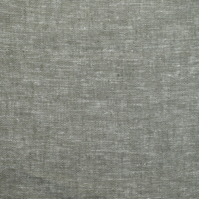 Tissu lin coton Burda, vert gris chiné