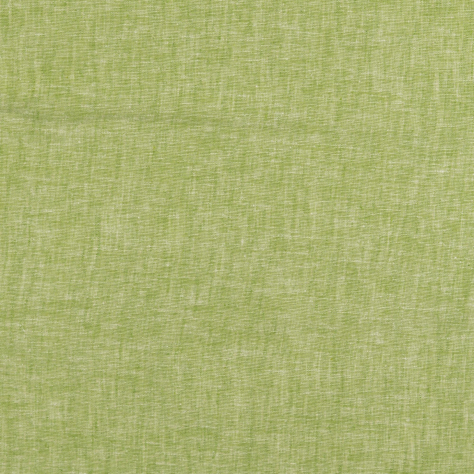 Linen-cotton melange, green