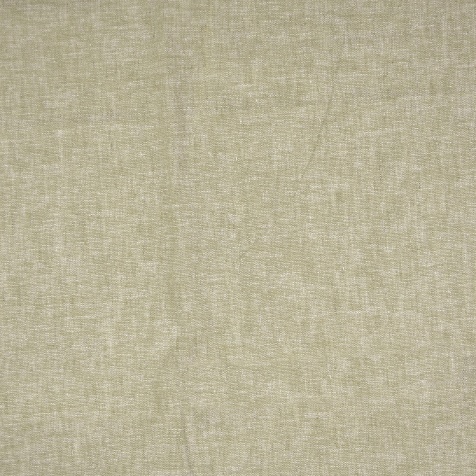 Tissu lin coton Burda, vert olive clair chiné