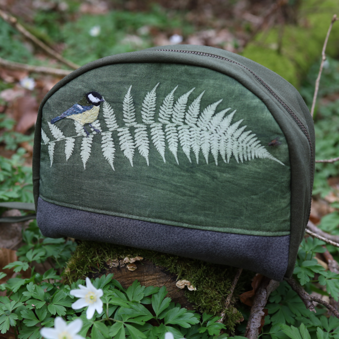 Modèle broderie à la main pdf Mésange bleue & mésange charbonnière Fabelwald