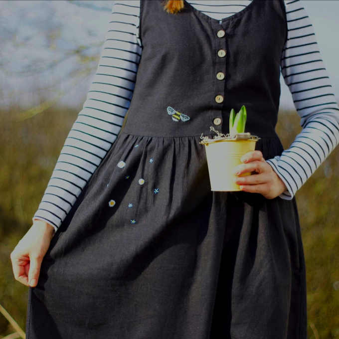 Modèle broderie à la main pdf Printemps Fabelwald