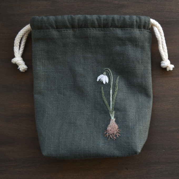 Handstickvorlage Fabelwald Frühlingsblumen, german