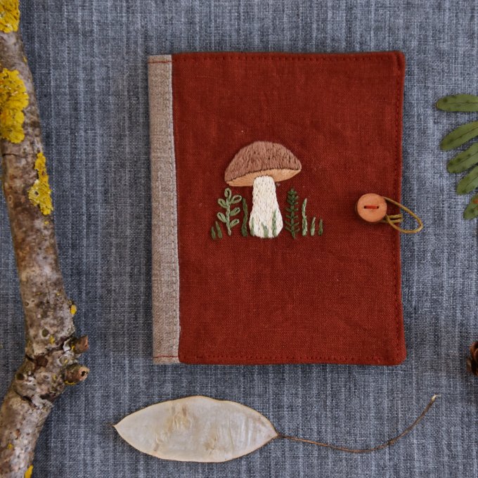 Handstickvorlage Fabelwald Herbst, german