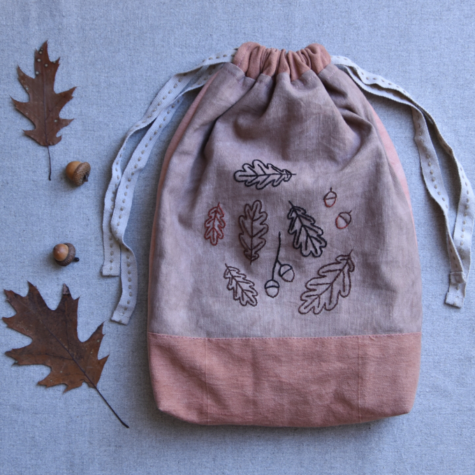 Handstickvorlage Fabelwald Herbst, german