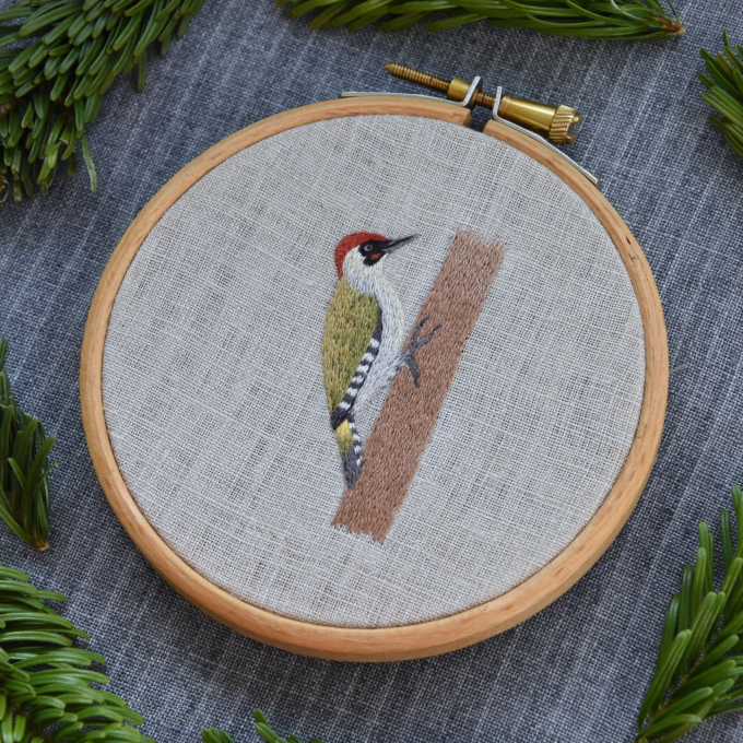 Handstickvorlage Fabelwald Birds No. 1, german