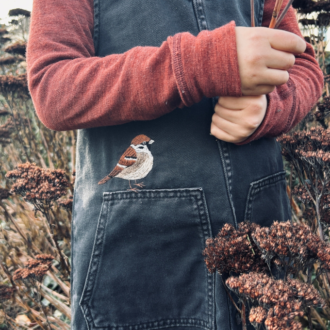 Handstickvorlage Fabelwald Birds No. 1, german
