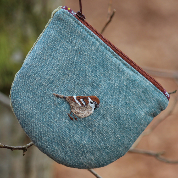 Handstickvorlage Fabelwald Birds No. 1, german