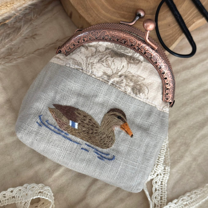 Handstickvorlage Fabelwald Vögel Nr. 2, german