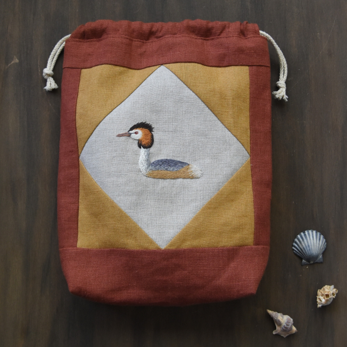 Handstickvorlage Fabelwald Vögel Nr. 2, german
