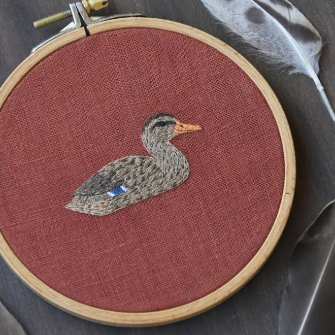 Handstickvorlage Fabelwald Vögel Nr. 2, german