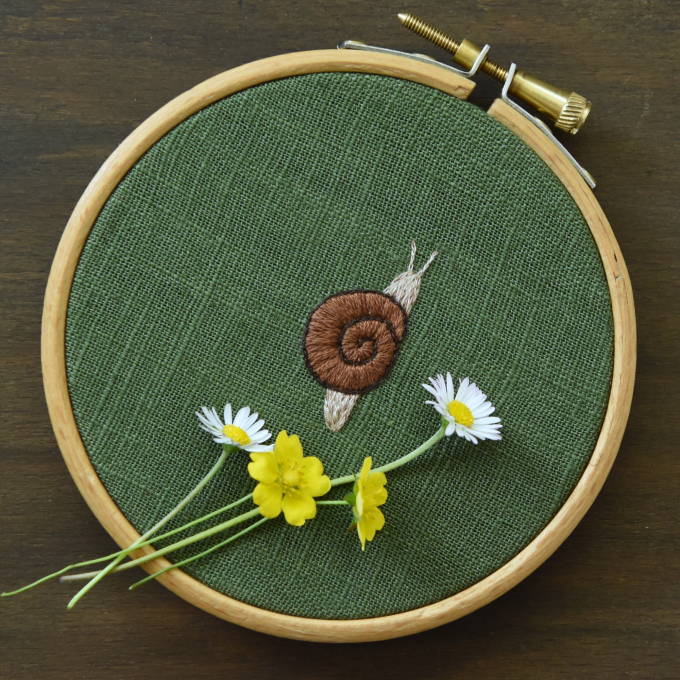 Modèle broderie à la main pdf Habitants des prés Fabelwald
