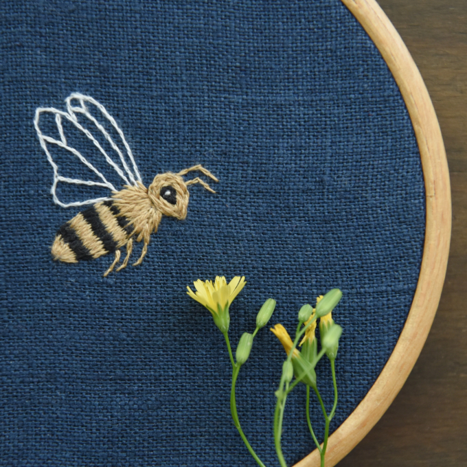 Modèle broderie à la main pdf Habitants des prés Fabelwald