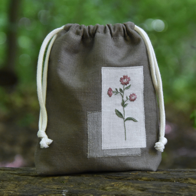 E-book borduurpatroon Fabelwald Wiesenblumen, Duits