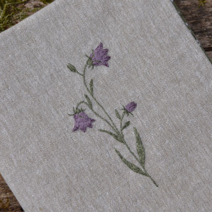 E-book borduurpatroon Fabelwald Wiesenblumen, Duits