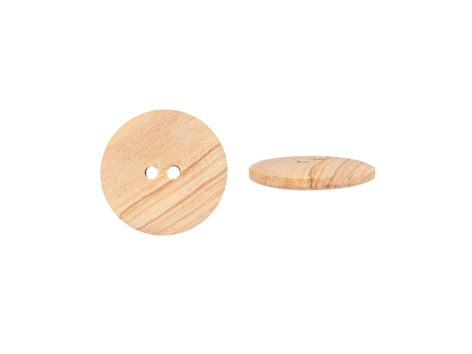 Wooden-button Standard 2-Hole, 18 mm