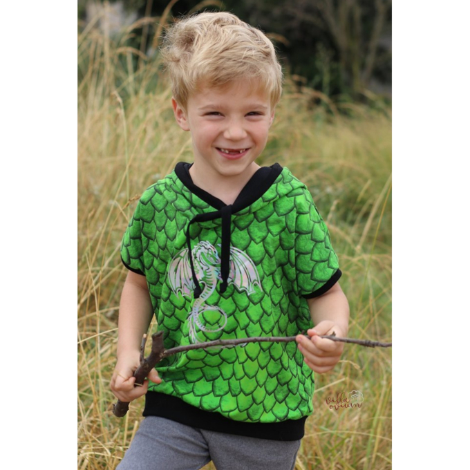 Hoodieband 17 mm, zwart