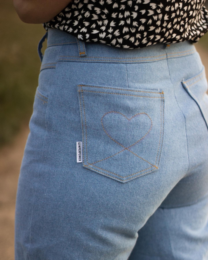 Hosenjeans hellblau